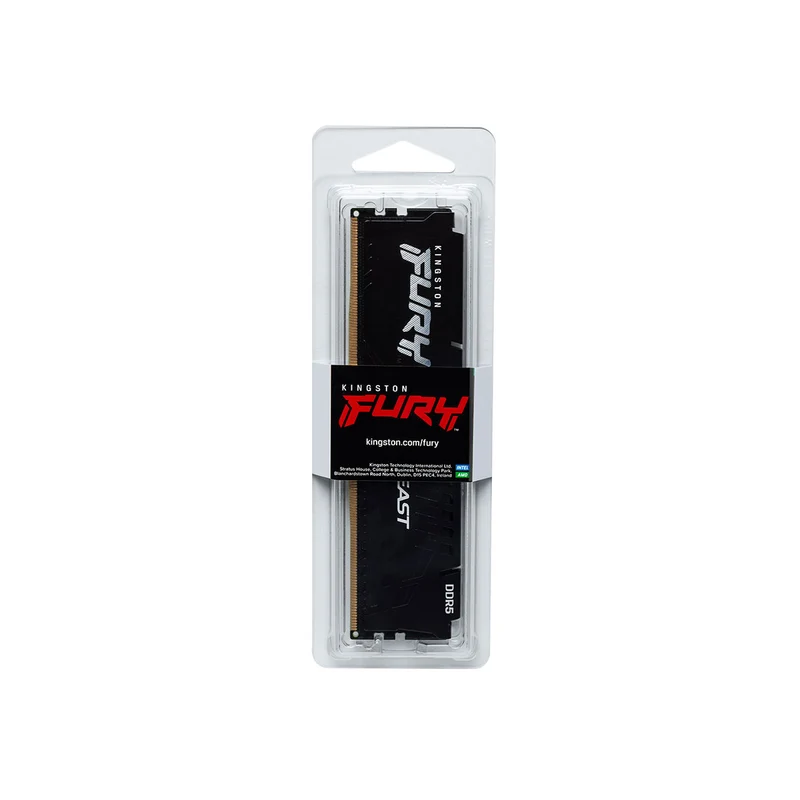 Kingston Fury Beast 32GB DDR5 5600MT/s CL40-40-40 1.25V XMP Desktop Memory (KF556C40BB-32)