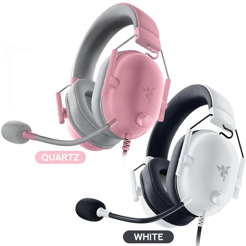 Razer BlackShark V2 X for Xbox - Wired Esports Headset (Quartz, White)