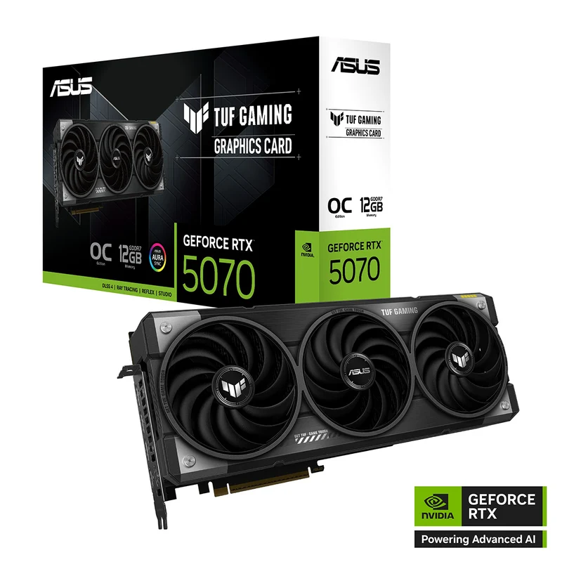 Asus TUF Gaming GeForce RTX 5070 OC 12GB GDDR7 Graphics Card