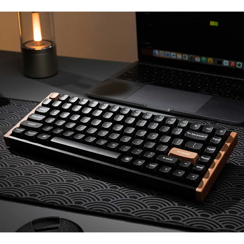 Keychron K2 HE Special Ed. Hot-Swappable RGB Backlight 75% Wireless Magnetic Switch Custom Keyboard - Black (Gateron Double-Rail Magnetic Nebula Switch) (K2H-F1)