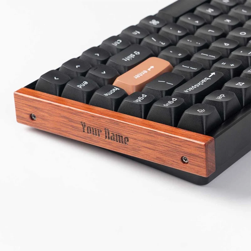 Keychron K2 HE Special Ed. Hot-Swappable RGB Backlight 75% Wireless Magnetic Switch Custom Keyboard - Black (Gateron Double-Rail Magnetic Nebula Switch) (K2H-F1)