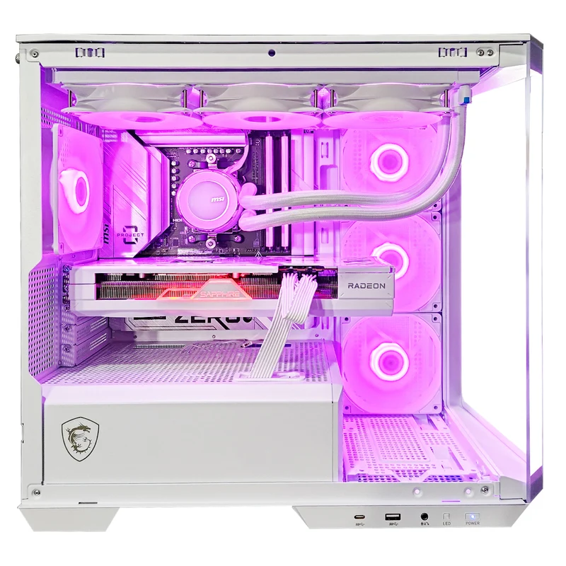 Sophos M100R White Desktop Gaming PC | AMD Ryzen 7 7700X | 32GB RAM | 1TB SSD | RX 7800 XT | Windows 11 Pro
