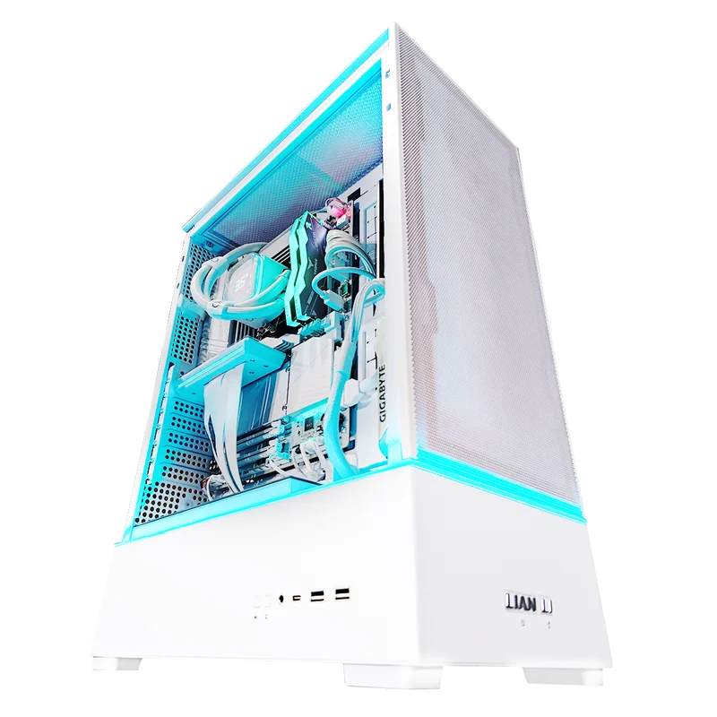 Ultra SUP 01 White Desktop Gaming PC | AMD Ryzen 7 7800X3D | 64GB RAM | 2TB SSD | RTX 4070 TI | Windows 11 Pro