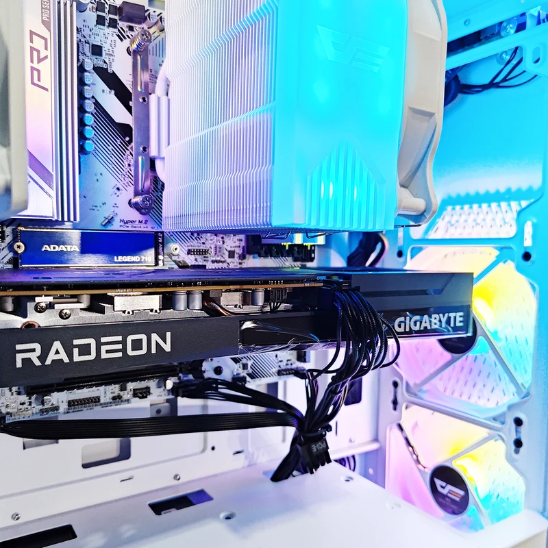 Alpha DK150 White Desktop Gaming PC | AMD Ryzen 5 5500 | 16GB RAM | 512GB SSD | RX 6600 | Windows 11 Pro