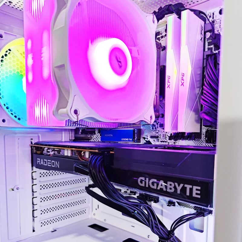 Alpha DK150 White Desktop Gaming PC | AMD Ryzen 5 5500 | 16GB RAM | 512GB SSD | RX 6600 | Windows 11 Pro