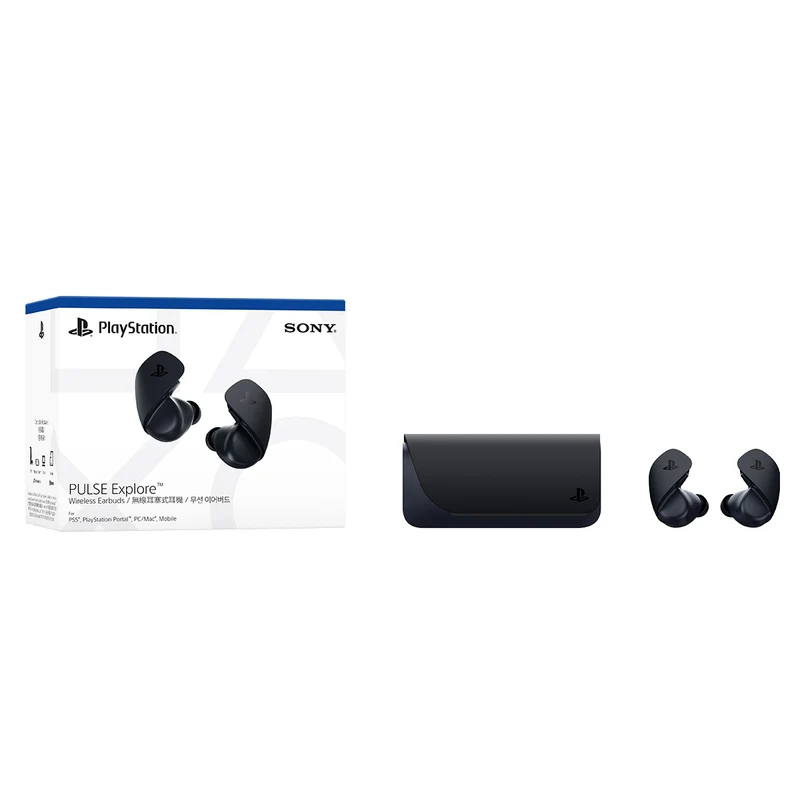 PS5 Pulse Explore Wireless Earbuds For PS5 / PC / MAC / Mobile Midnight Black
