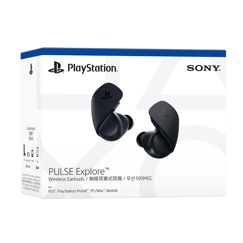 PS5 Pulse Explore Wireless Earbuds For PS5 / PC / MAC / Mobile Midnight Black