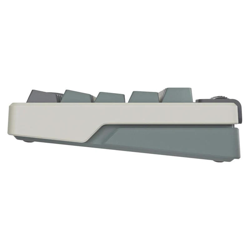 Royal Kludge RK M70 Tri-Mode RGB 73 Keys Hot-Swappable Mechanical Keyboard Cyan Purple (Cream Switch, Beige Switch)