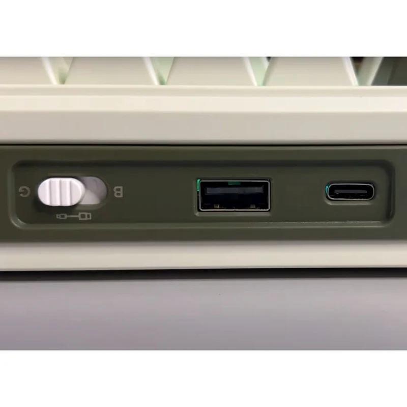 Royal Kludge RK L75 Tri-Mode RGB 85 Keys Hot-Swappable Mechanical Keyboard Palm Green (Cream Switch, Beige Switch)
