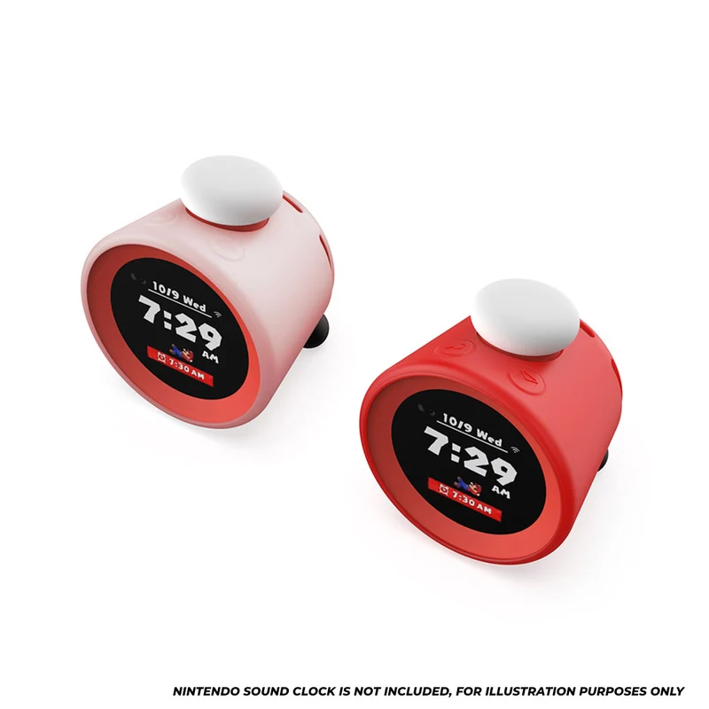 Dobe Silicone Case for Nintendo Sound Clock (Red, Misty White) TNS-31101