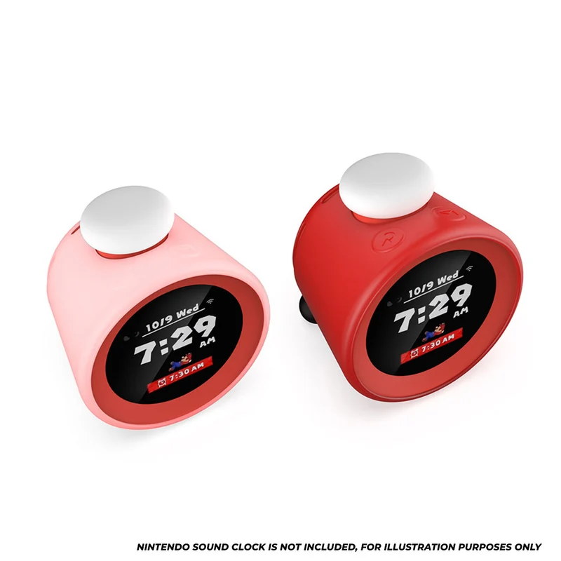 Dobe Silicone Case for Nintendo Sound Clock (Red, Misty White) TNS-31101