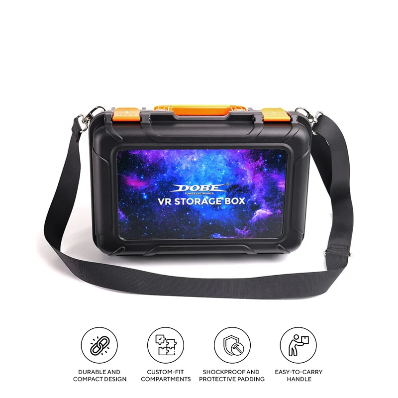 Dobe VR Storage Box for Meta Quest 2 / Meta Quest 3 / Meta Quest 3S TY-3826S