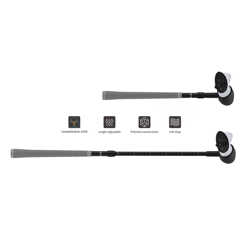Dobe Golf Club Attachment for Meta Quest 2 / Meta Quest 3 / Meta Quest 3S / Pro Controller TY-3881