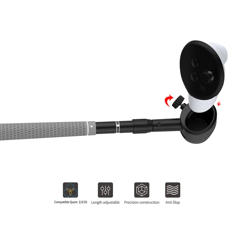 Dobe Golf Club Attachment for Meta Quest 2 / Meta Quest 3 / Meta Quest 3S / Pro Controller TY-3881