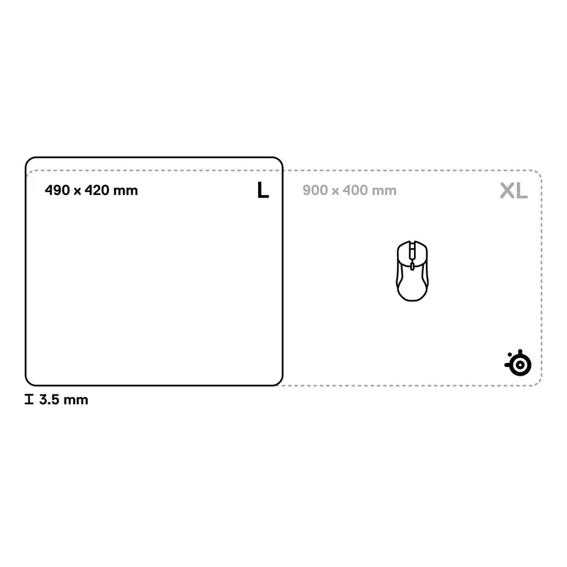 SteelSeries QCK Performance Control Mousepad L