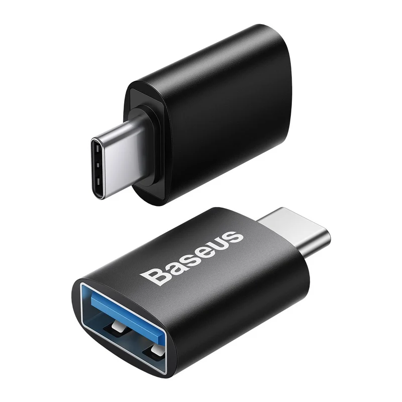 Baseus Ingenuity Series Mini OTG Adapter Type-C to USBA 3.1 (Black) (ZJJQ000001)
