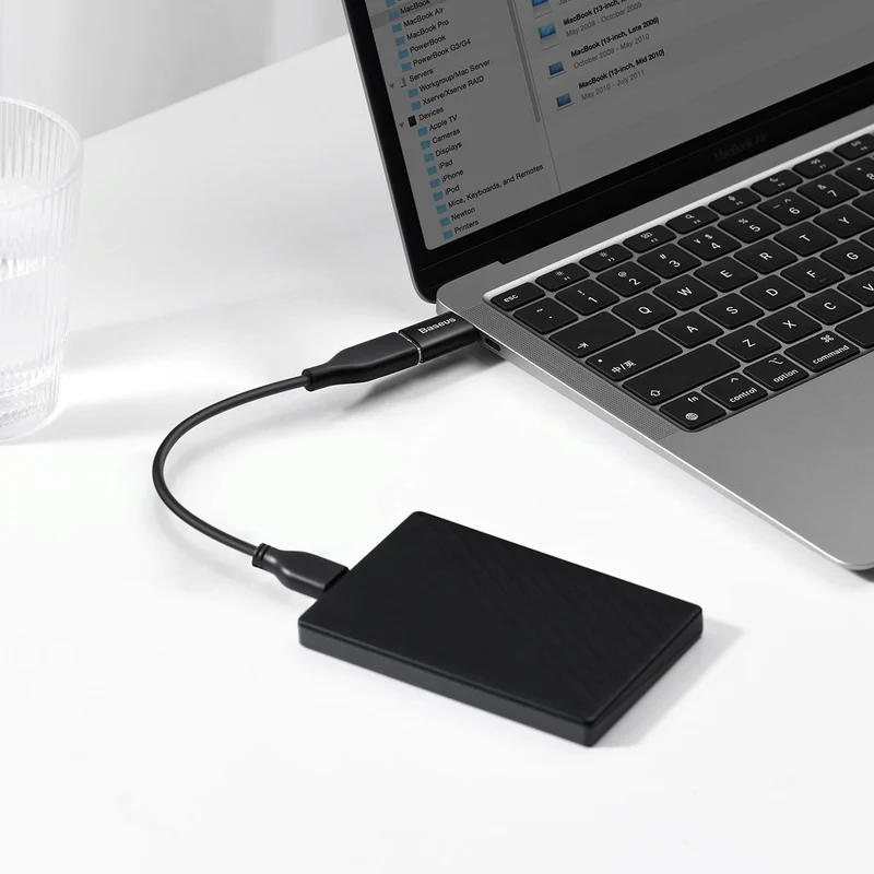 Baseus Ingenuity Series Mini OTG Adapter Type-C to USBA 3.1 (Black) (ZJJQ000001)
