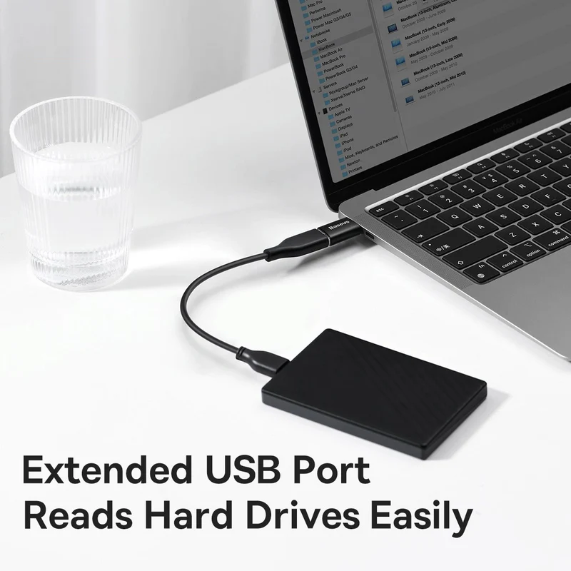 Baseus Ingenuity Series Mini OTG Adapter Type-C to USBA 3.1 (Black) (ZJJQ000001)