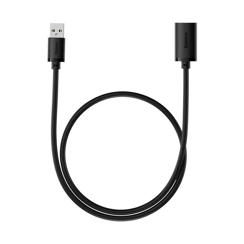 Baseus AirJoy Series USB2.0 Extension Cable 0.5m (Cluster Black) (B00631100111-00)