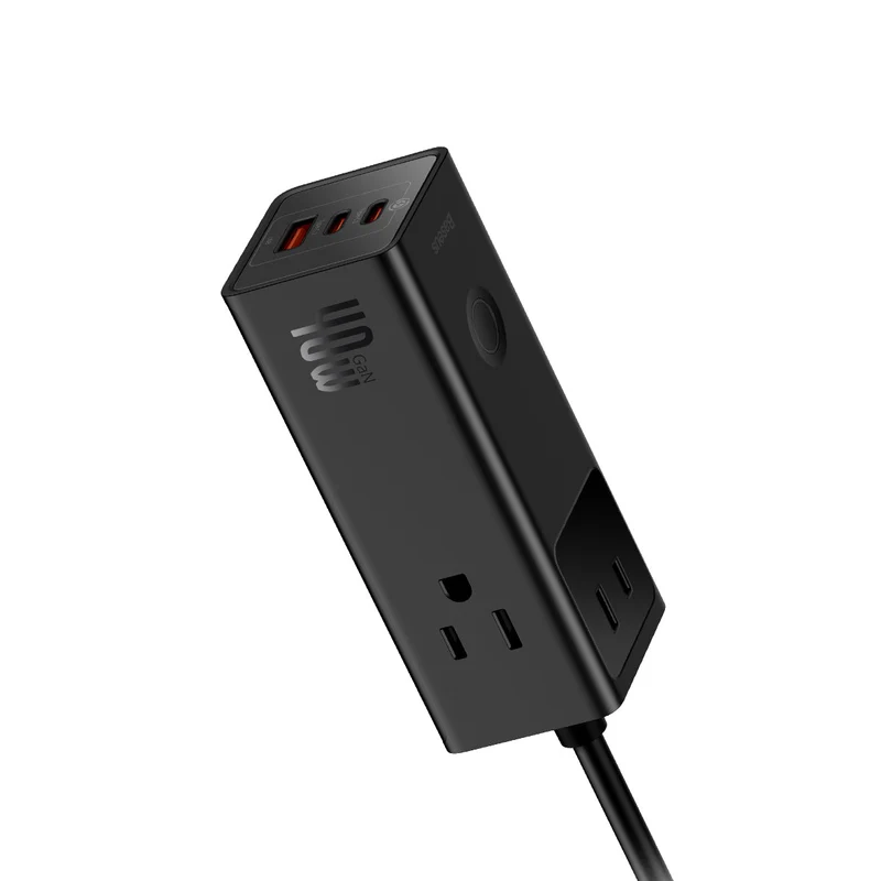 Baseus PowerCombo Digital PowerStrip 3AC+1U+2C 40W with 1.5m Power Cord (Black) (PSLA010101)