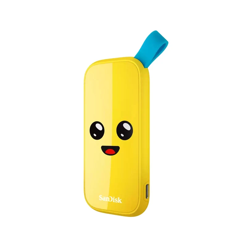 SanDisk Fortnite USB 3.2 Gen 2 Type-C Up to 800MB/s Read Portable SSD - Peely Edition (1TB, 2TB)