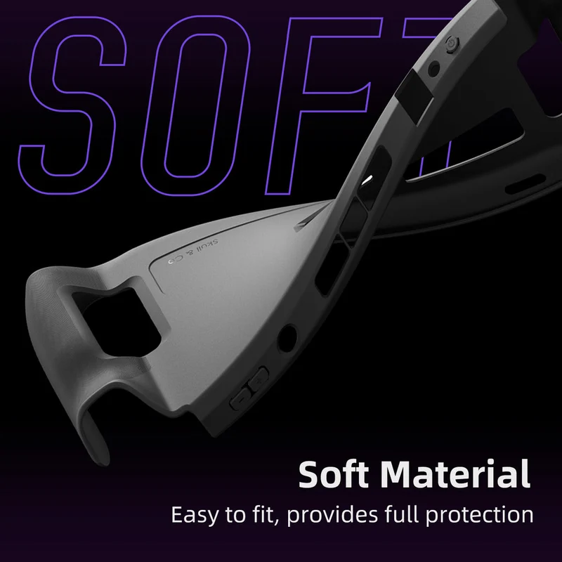 Skull & Co. Grip Case For Steam Deck (Black, Cayote Gray, Galactic Purple), (SDGC-BK, SDGC-CYGR, SDGC-GP)