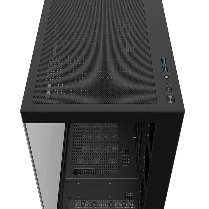Deepcool CG580 Panoramic Single Chamber ATX PC Case (Black, White) (R-CG580-BKNDA0-G-1, R-CG580-WHNDA0-G-1)