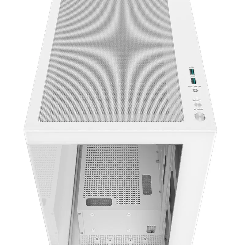 Deepcool CG580 Panoramic Single Chamber ATX PC Case (Black, White) (R-CG580-BKNDA0-G-1, R-CG580-WHNDA0-G-1)