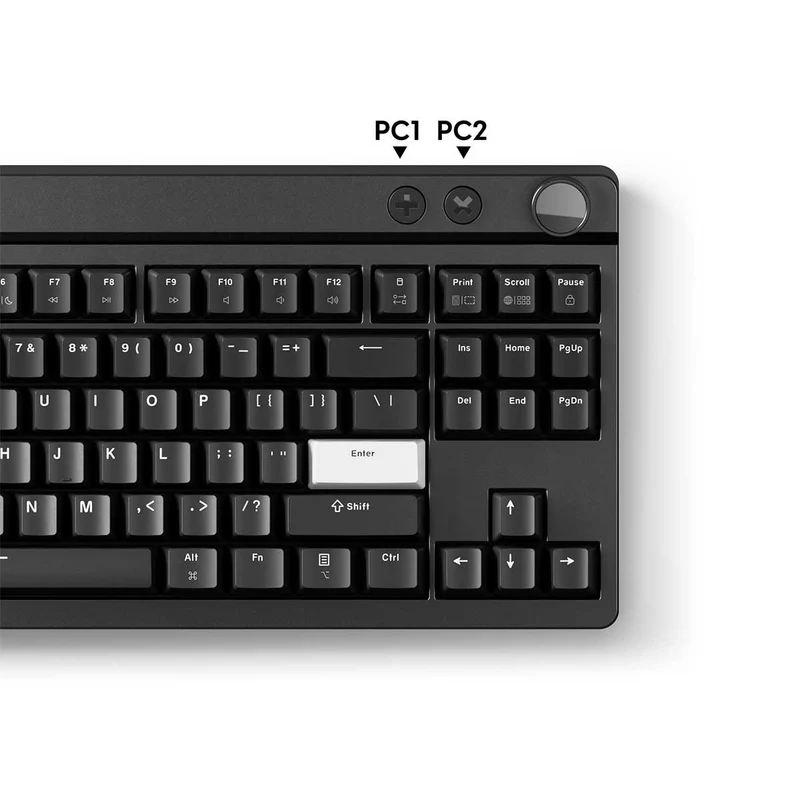 Pulsar XBOARD QS Mechanical Gaming Keyboard with Quick Switching Technology, Win/ Mac Switch Key (Black) (PWKXBQSO1)
