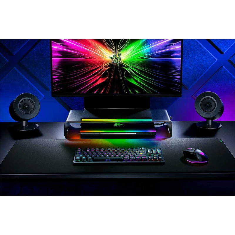 Razer Monitor Stand Chroma - Aluminum With 4-Port Hub