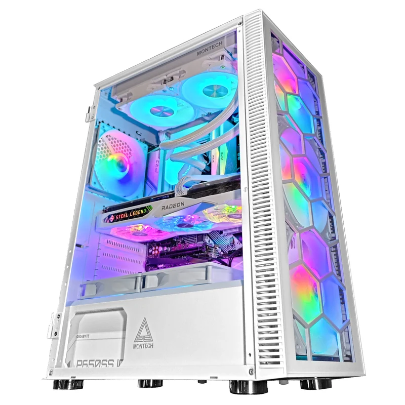 Sigma X3 White Desktop Gaming PC | Intel I5 14500 | 16GB RAM | 1TB SSD | RX 7600 | Windows 11 Pro