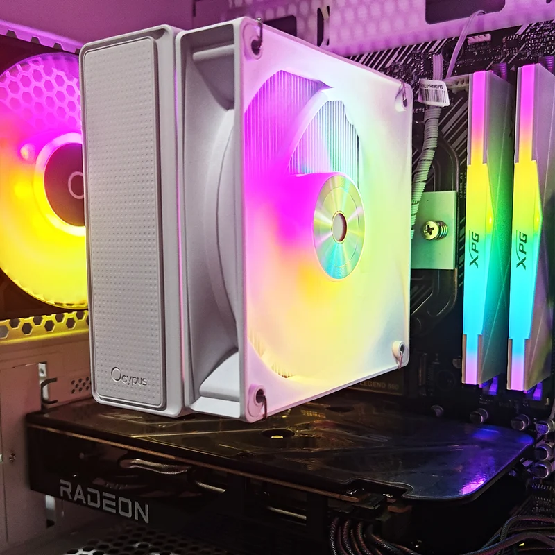 Alpha Omni Link White Desktop Gaming PC | AMD Ryzen 5 5500 | 16GB RAM | 500GB SSD | RX 6600 | Windows 11 Pro