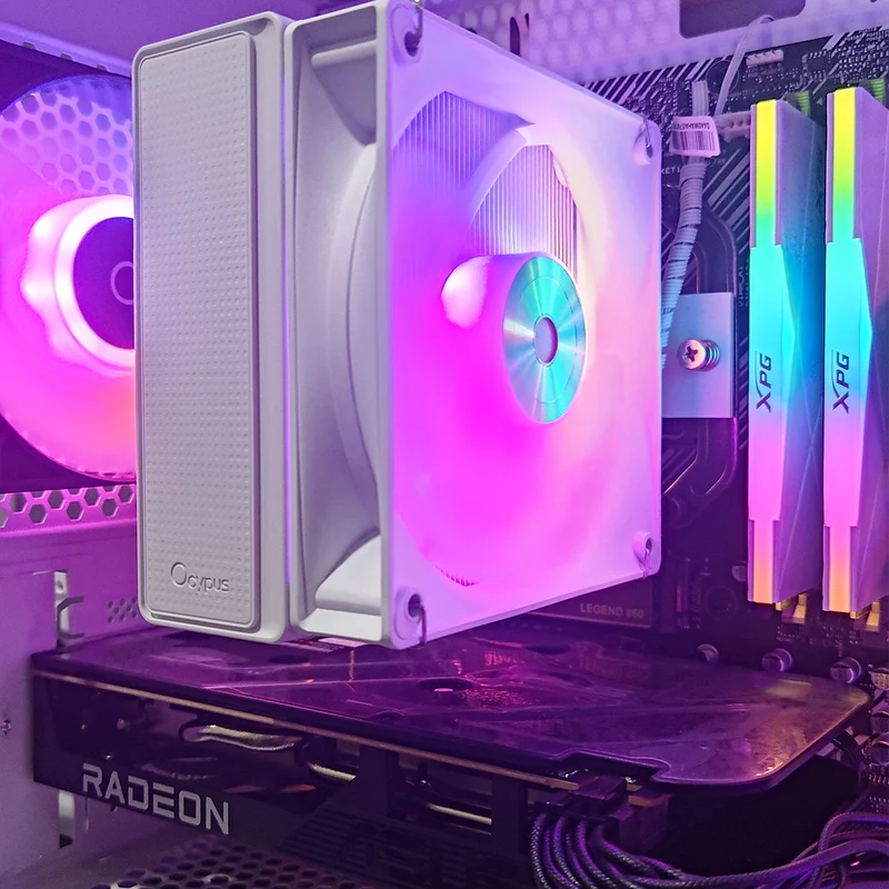 Alpha Omni Link White Desktop Gaming PC | AMD Ryzen 5 5500 | 16GB RAM | 500GB SSD | RX 6600 | Windows 11 Pro