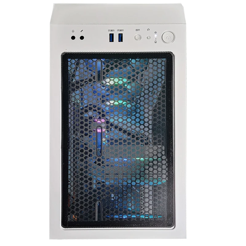 Alpha Omni Link White Desktop Gaming PC | AMD Ryzen 5 5500 | 16GB RAM | 500GB SSD | RX 6600 | Windows 11 Pro