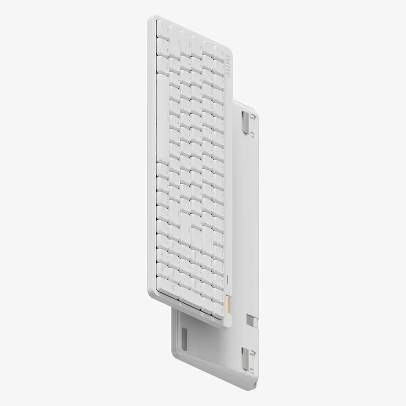 Lofree Flow Lite 100 Keys Triple Mode Low Profile Mechanical Keyboard (White)