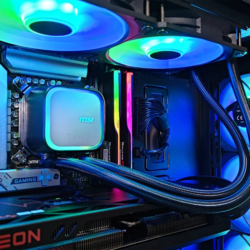 Aurora Cyclops Black Desktop Gaming PC | Intel i5 14500 | 32GB RAM | 1TB SSD | RX 7700 XT | Windows 11 Pro