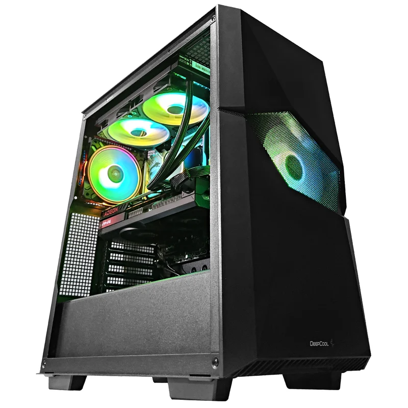 Aurora Cyclops Black Desktop Gaming PC | Intel i5 14500 | 32GB RAM | 1TB SSD | RX 7700 XT | Windows 11 Pro