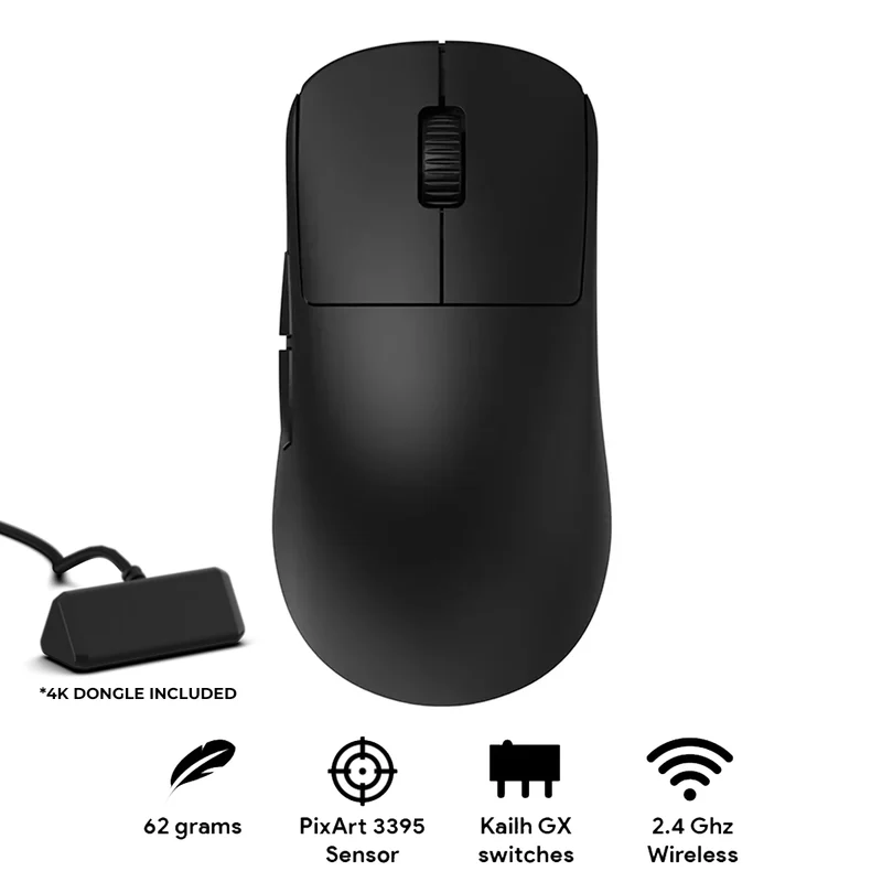Endgame Gear OP1w 4K Wireless Gaming Mouse (Dark Frost, White Frost, Black, White)