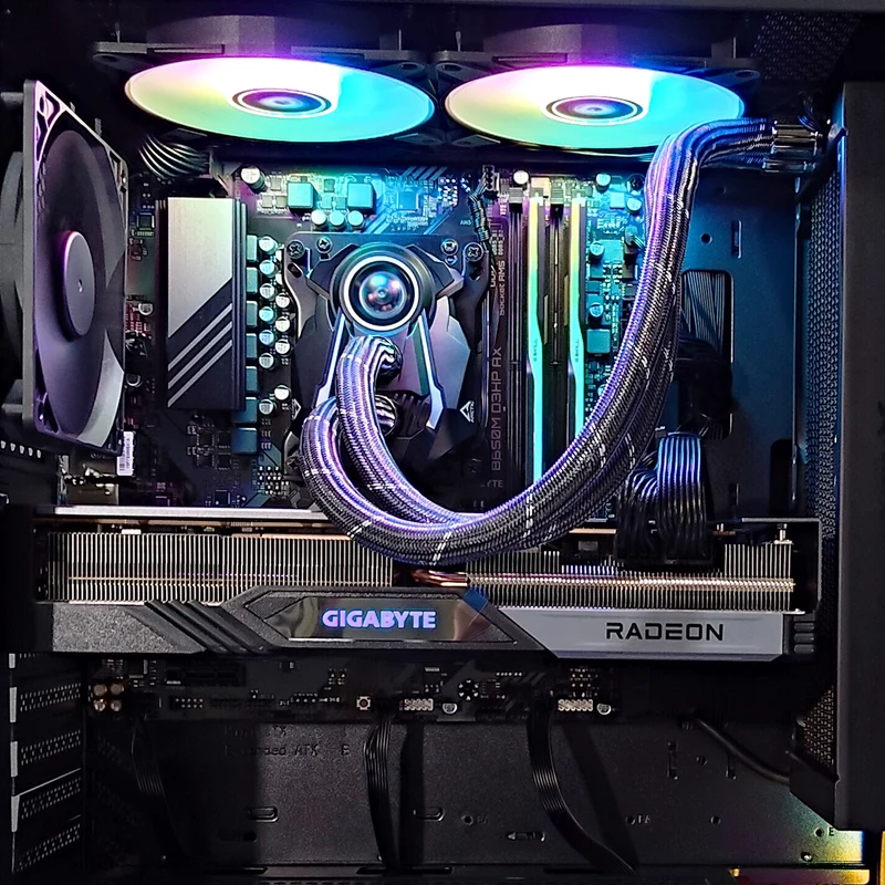 Aurora NX291 Black Desktop Gaming PC | AMD Ryzen 5 7600 | 32GB RAM | 1TB SSD | RX 7700 XT | Windows 11 Pro