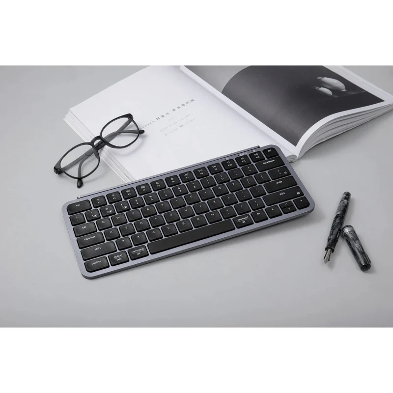 Keychron B1 Pro 75% Ultra-Slim Wireless Keyboard (Space Gray) (B1P-K1)