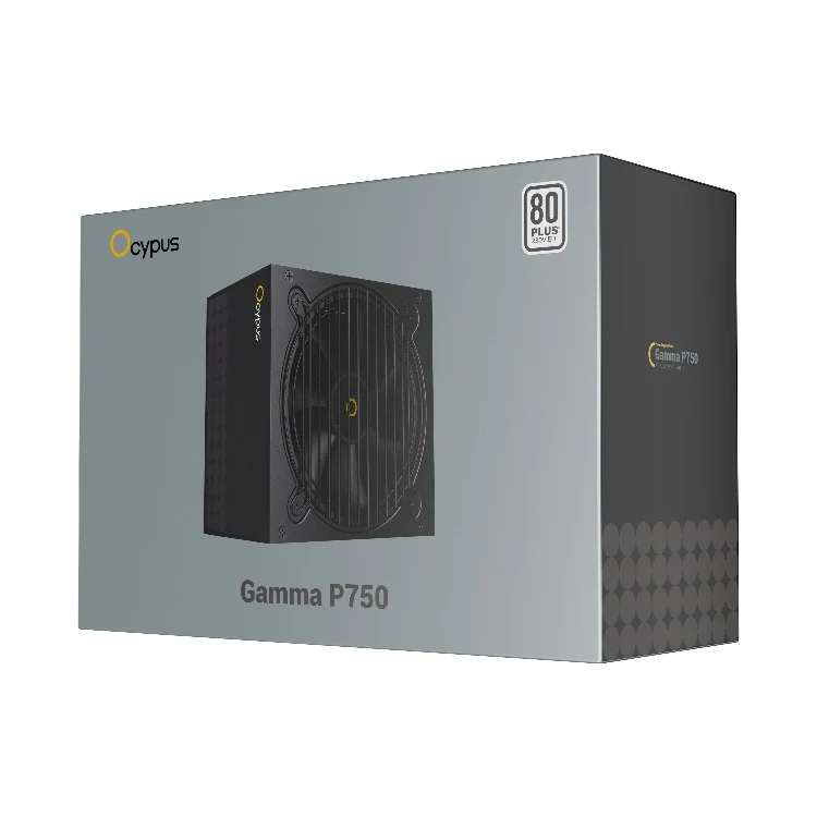 Ocypus Gamma P750 750W 80+ 230V Power Supply (Black)