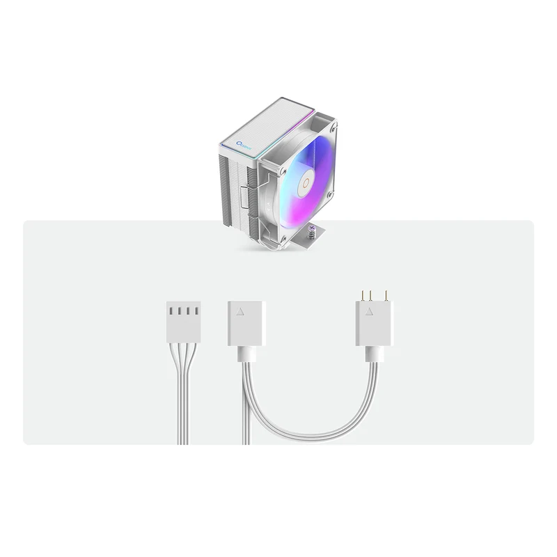 Ocypus Gamma A40 ARGB CPU Cooler (Black, White)