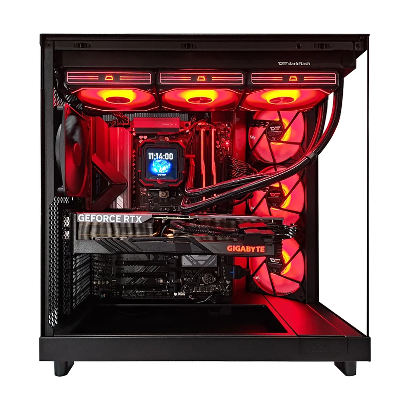 Optima H6 Flow Black Desktop Gaming PC | AMD Ryzen 9 7900 | 32GB RAM | 1TB SSD | RTX 4070 OC | Windows 11 Pro