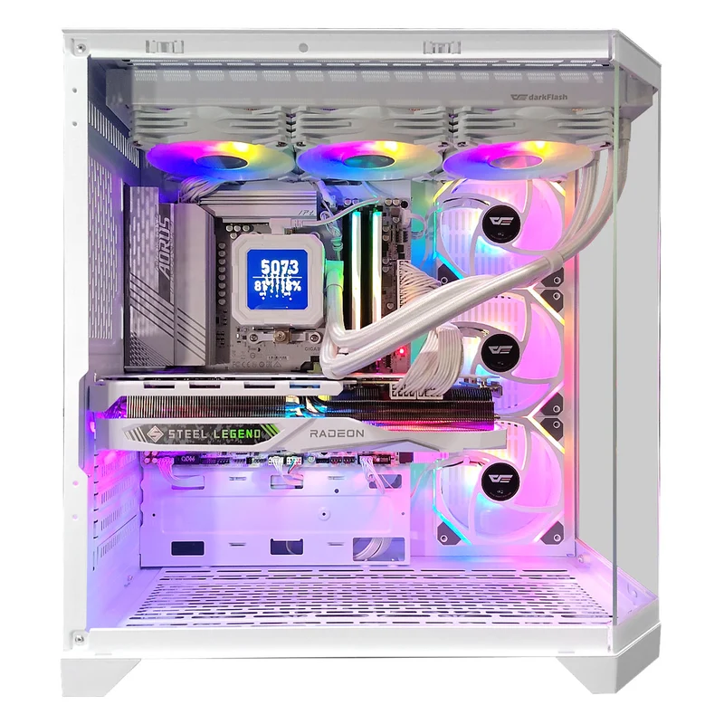 Sophos Spectra White Desktop Gaming PC | AMD Ryzen 7 7700XT | 32GB RAM | 1TB SSD | RX 7800XT | Windows 11 Pro