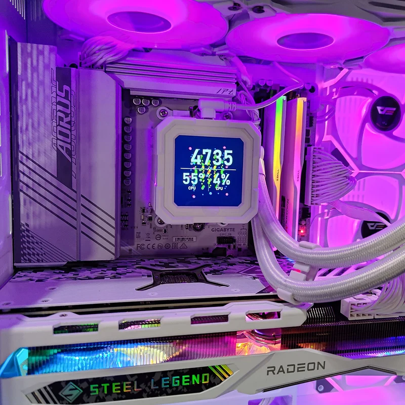 Sophos Spectra White Desktop Gaming PC | AMD Ryzen 7 7700XT | 32GB RAM | 1TB SSD | RX 7800XT | Windows 11 Pro