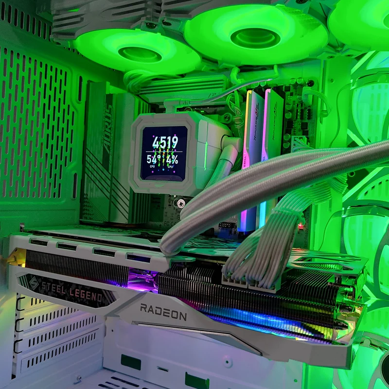 Sophos Spectra White Desktop Gaming PC | AMD Ryzen 7 7700XT | 32GB RAM | 1TB SSD | RX 7800XT | Windows 11 Pro
