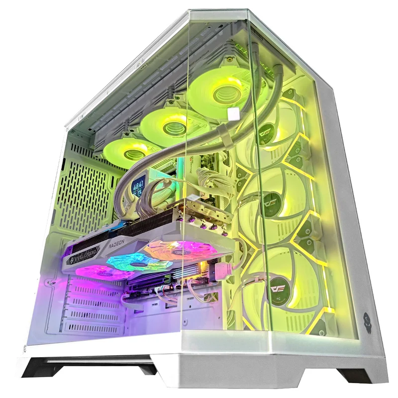 Sophos Spectra White Desktop Gaming PC | AMD Ryzen 7 7700XT | 32GB RAM | 1TB SSD | RX 7800XT | Windows 11 Pro