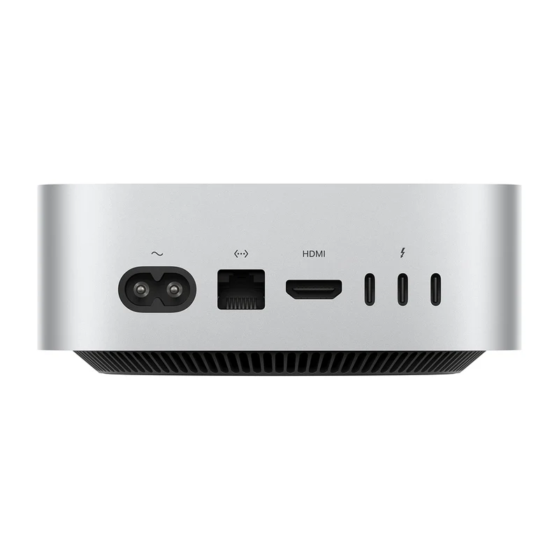 Apple Mac Mini M4 chip with 10-core CPU and 10-core GPU 24GB Unified Memory + 512GB SSD Wi-Fi + Ethernet (Silver) (MCYT4PP/A)