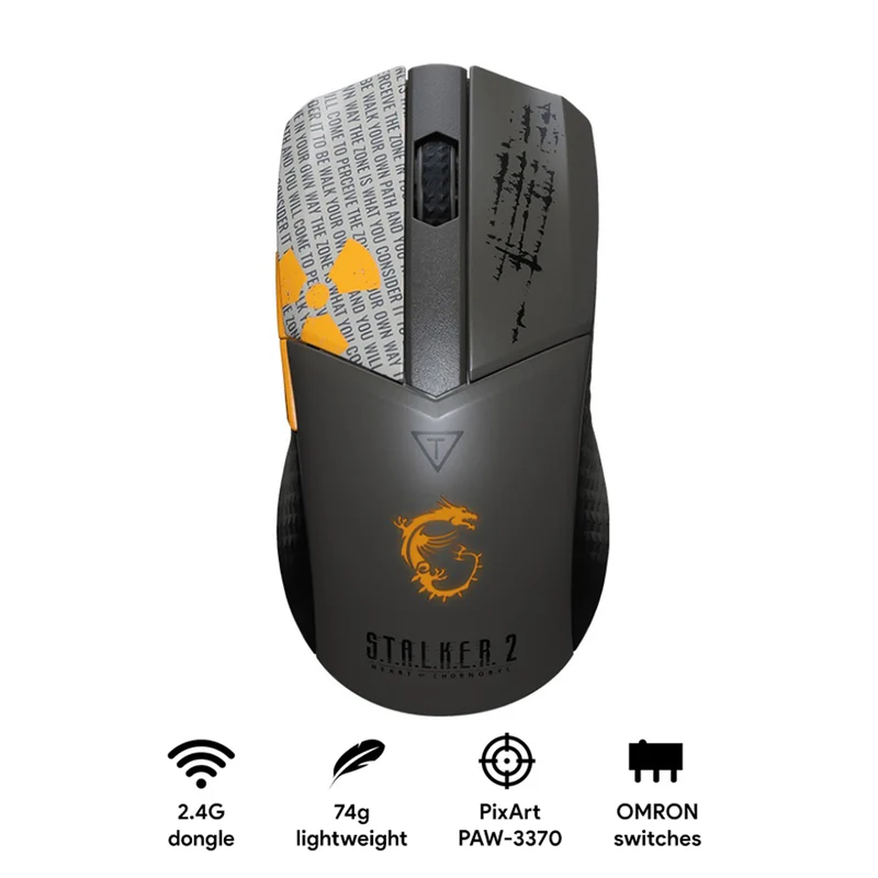 MSI Clutch GM41 Lightweight Wireless Stalker 2 Edition Gaming Mouse