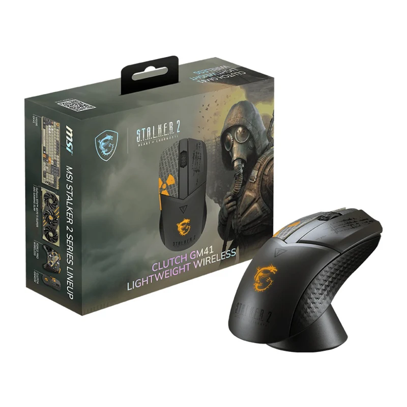 MSI Clutch GM41 Lightweight Wireless Stalker 2 Edition Gaming Mouse